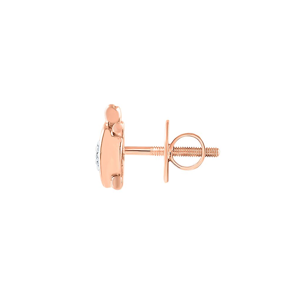 Stardust Rose Gold Studs Earrings-Earrings-EER24I20-D900X2C