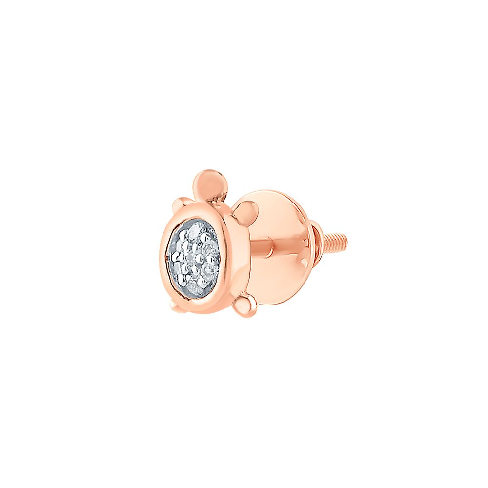 Stardust Rose Gold Studs Earrings-Earrings-EER24I20-D900X2C