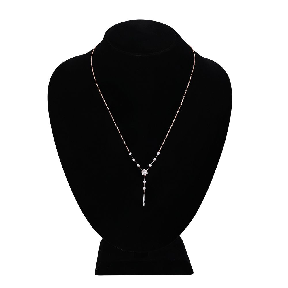 Sleek Diamond Lariat Necklace-Necklaces-ENK24C01-D400X1C