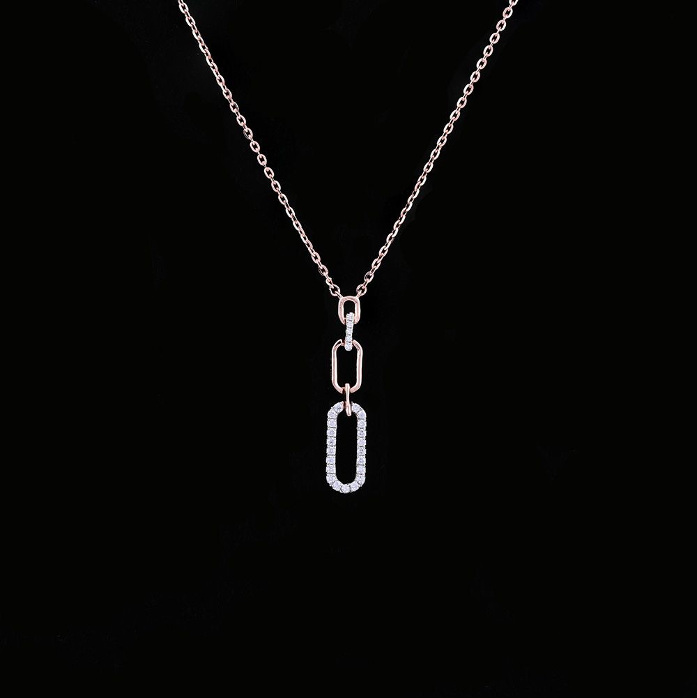 Petals of Passion Chain Necklace in 14KT-Necklaces-ENK24C05-D900X1C