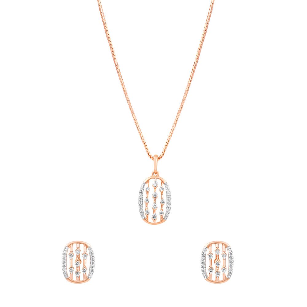 Brilliant Geometric Diamond Pendant Set-All Jewellery-ESP24E15-D900X0C