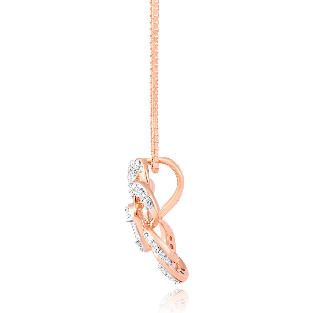 Breathtaking Rose Gold Pendant Set-All Jewellery-ESP24E28-D300X0B