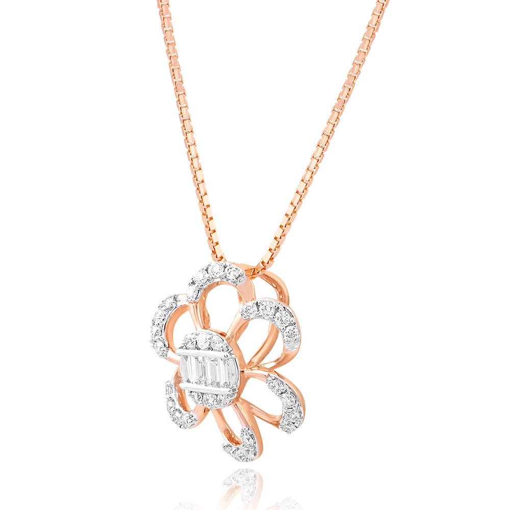 Breathtaking Rose Gold Pendant Set-All Jewellery-ESP24E28-D300X0B