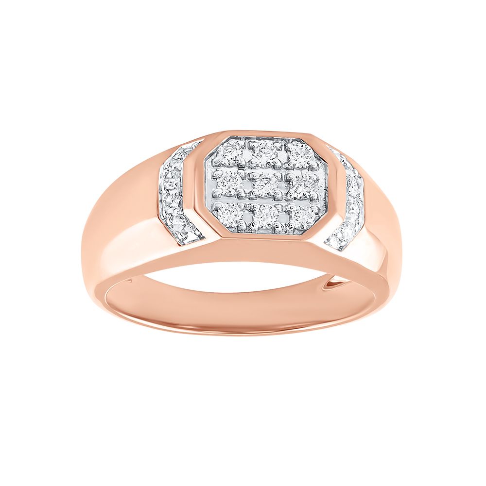 Eclipse Elegance Bold 18KT Gold Ring-Rings-ERG24K03