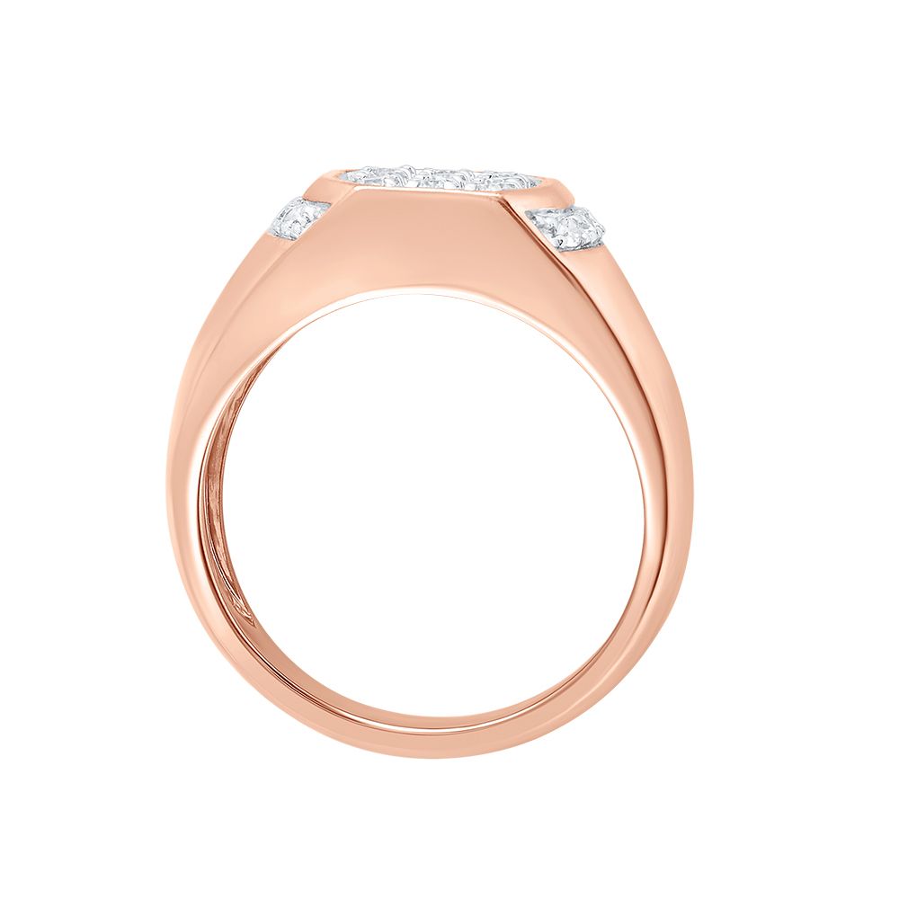 Eclipse Elegance Bold 18KT Gold Ring-Rings-ERG24K03