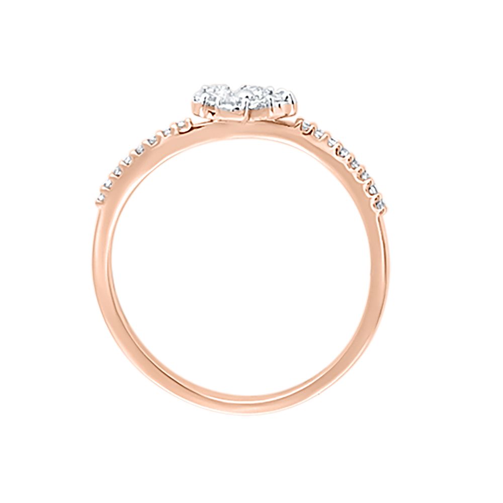 Rosé Brilliance Floral Womens Ring-Rings-ERG24K19