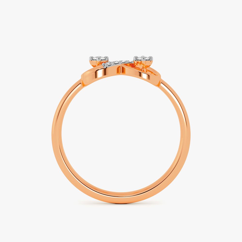 Enchanted Rose Gold Infinity Ring-Rings-ERG24K20