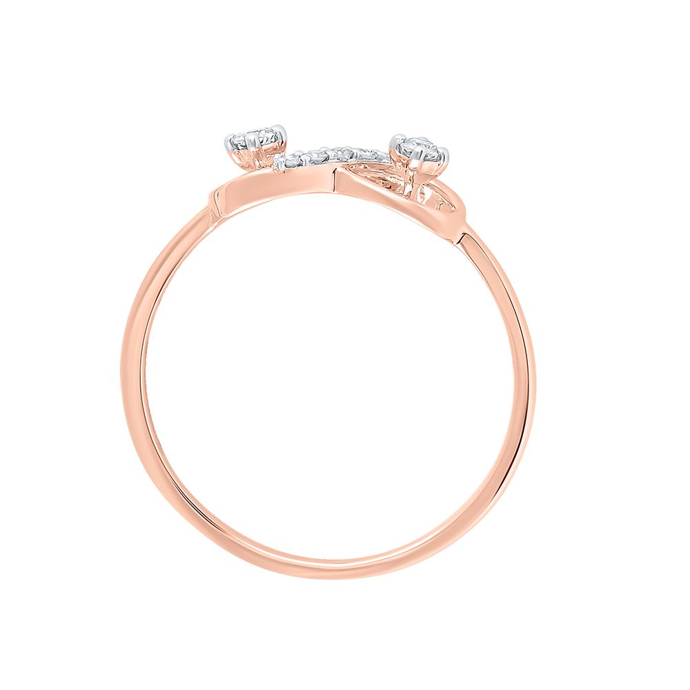 Enchanted Rose Gold Infinity Ring-Rings-ERG24K20