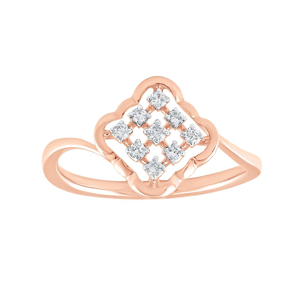 Stunning 14KT Rose Gold Women Ring-Rings-ERG24K21