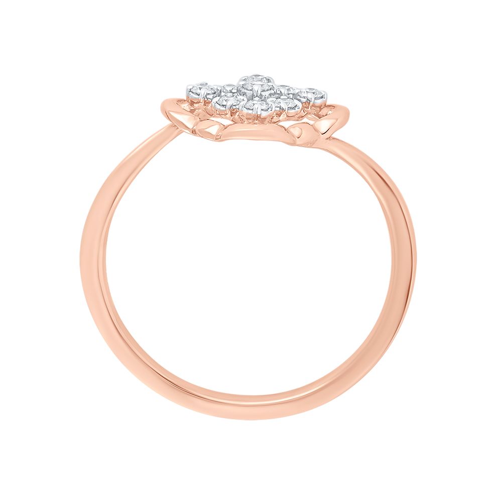 Stunning 14KT Rose Gold Women Ring-Rings-ERG24K21