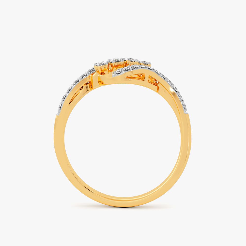 Golden Blossom 14KT Womens Ring-Rings-ERG24K34