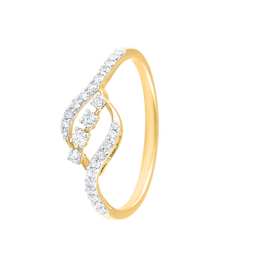 Golden Blossom 14KT Womens Ring-Rings-ERG24K34