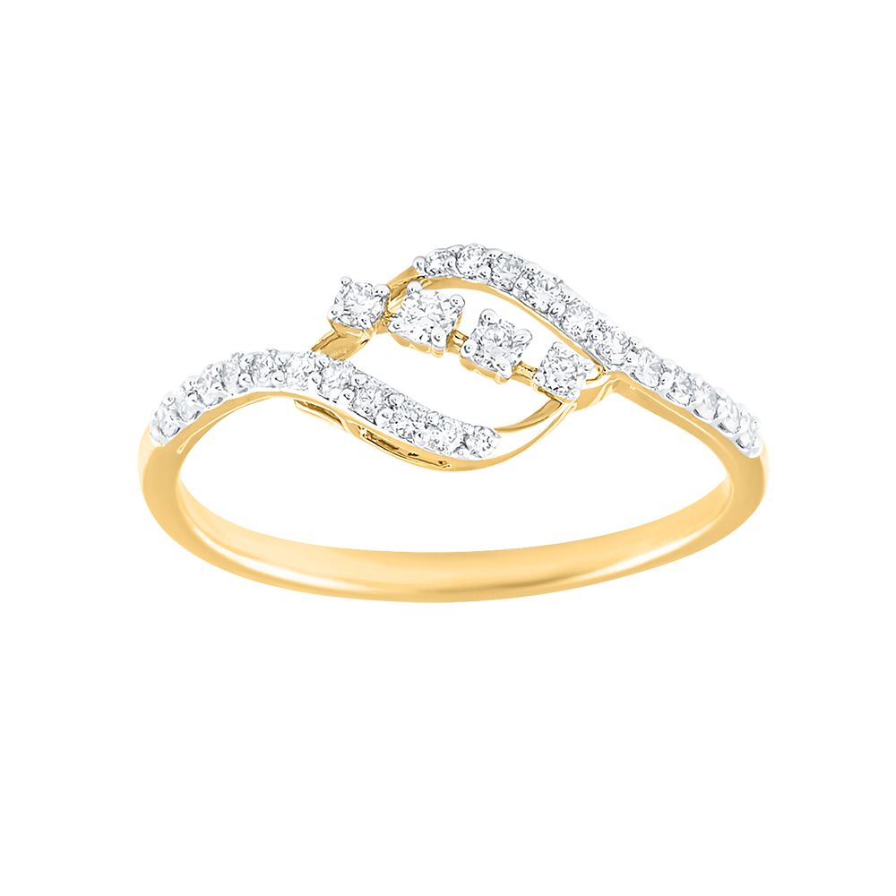 Golden Blossom 14KT Womens Ring-Rings-ERG24K34