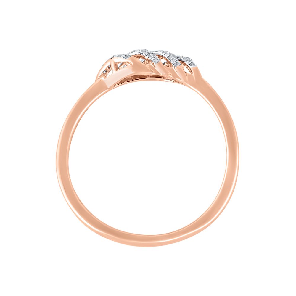 Elegant 14KT Rose Gold Women Ring-Rings-ERG24K40