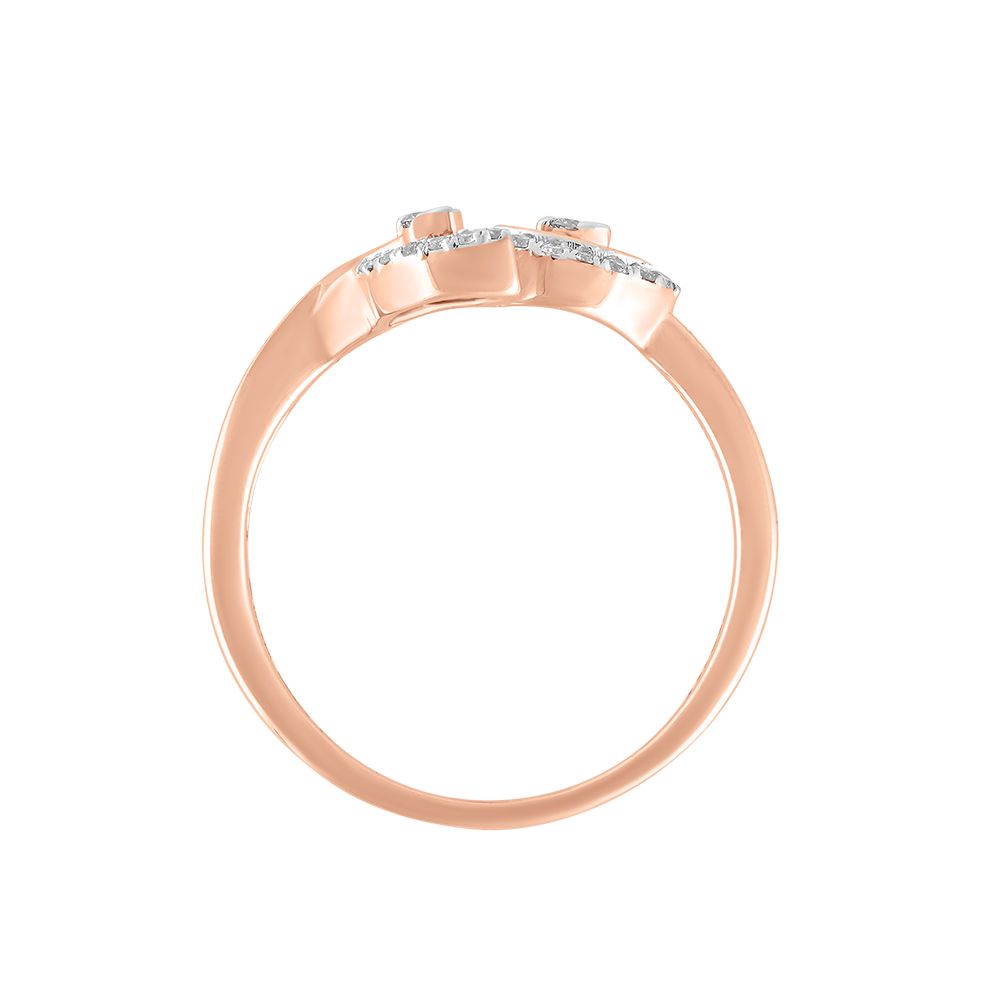 Exquisite 14KT Rose Gold Women Ring-Rings-ERG24K41