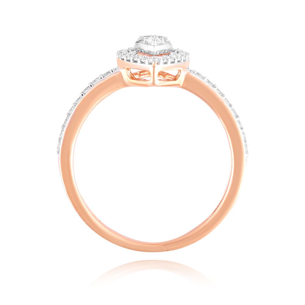 Glorious 18KT Rose Gold Women Ring-Rings-ERG24K49