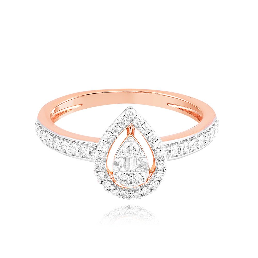 Glorious 18KT Rose Gold Women Ring-Rings-ERG24K49