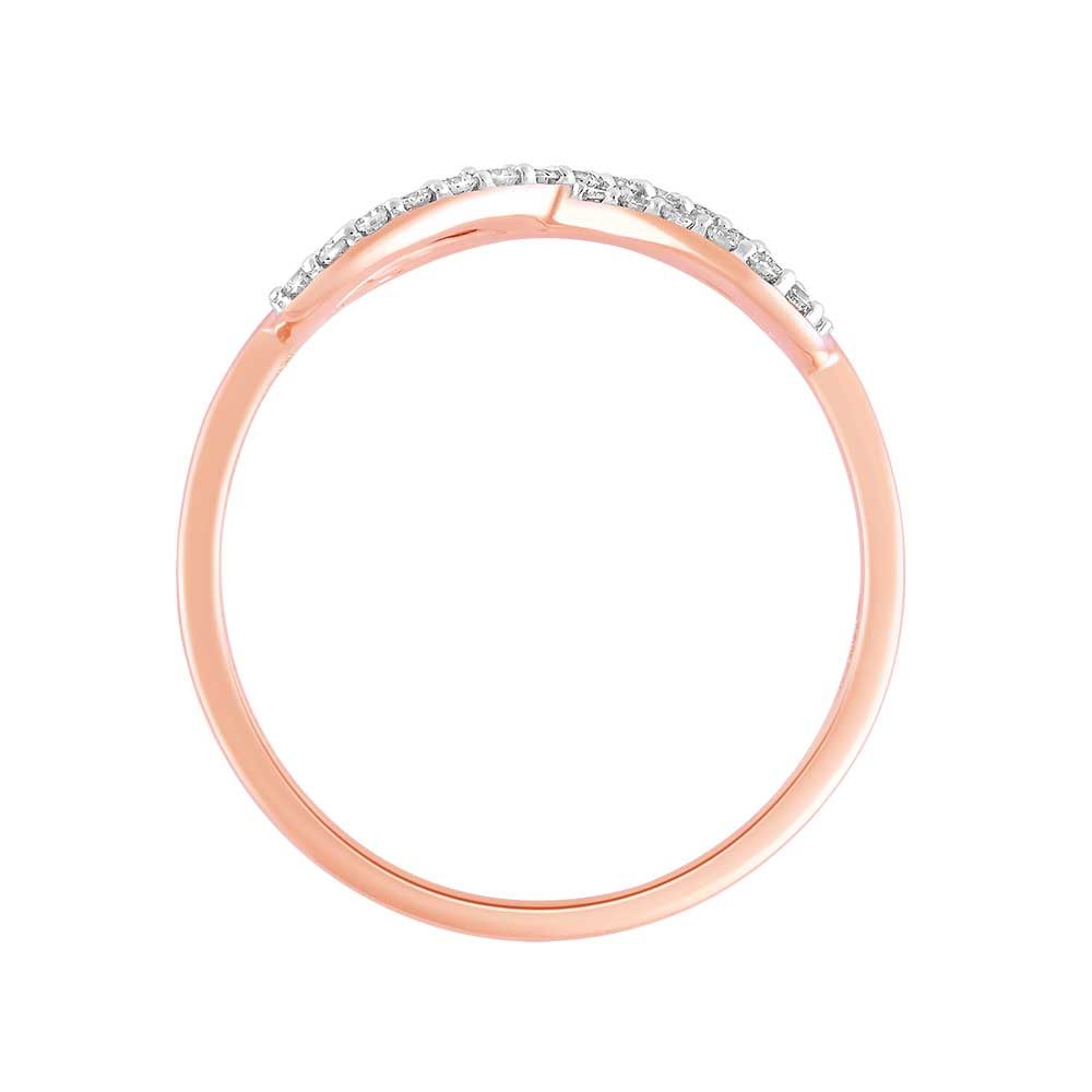 Gold Infinity Diamond Ring-Rings-ERG24K62