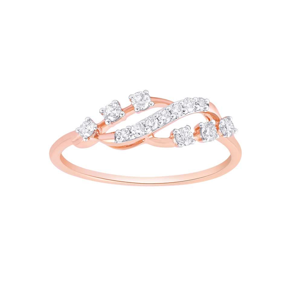 Diamond Swirl Ring-Rings-ERG24K65