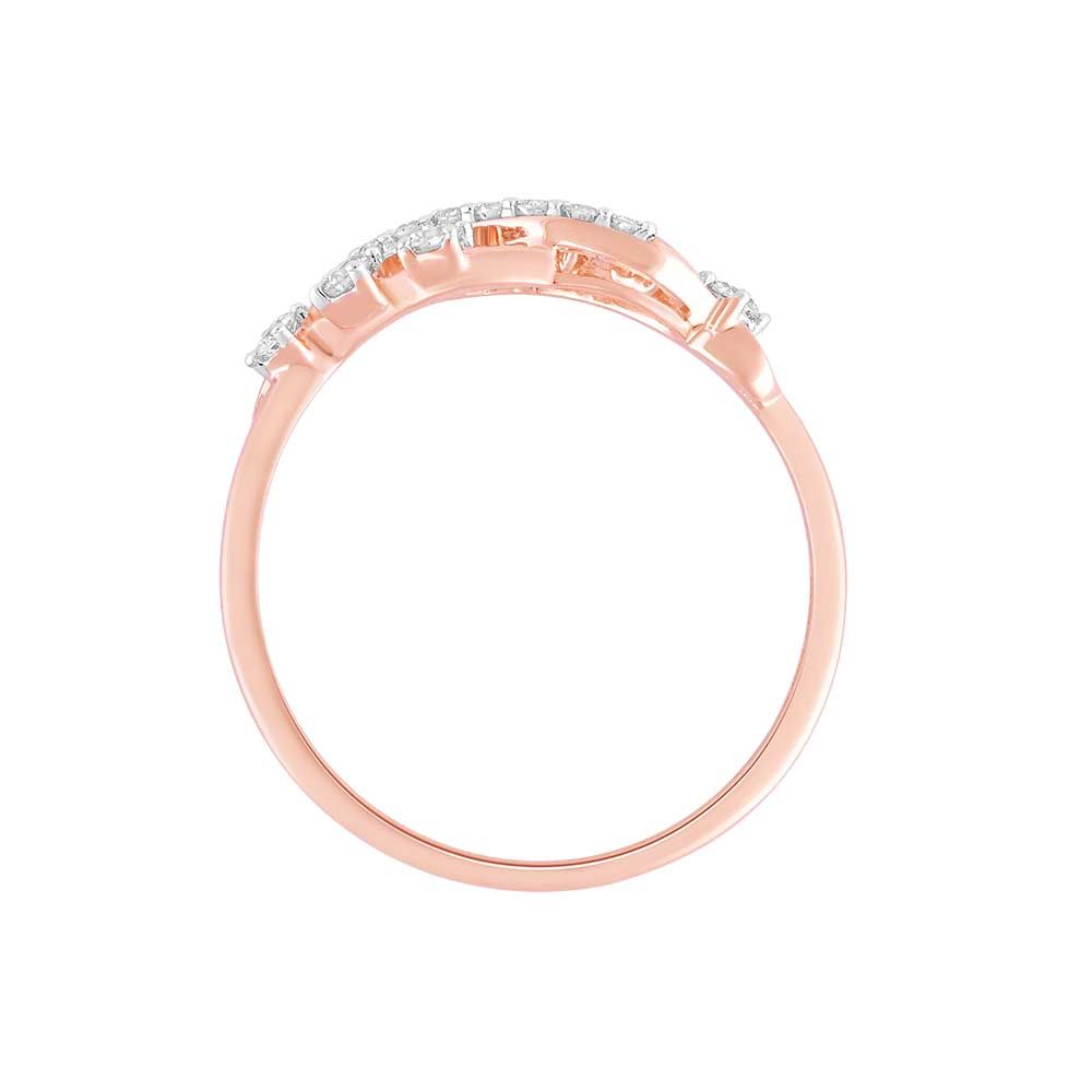 Diamond Swirl Ring-Rings-ERG24K65