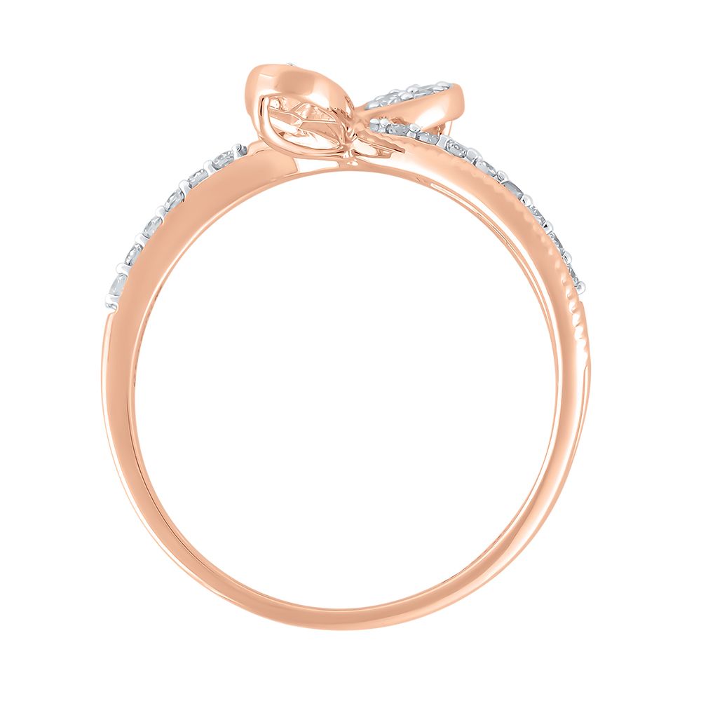 Floral Swirl Diamond Ring-Rings-ERG24K66