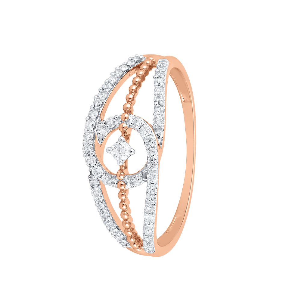 Diamond Circular Ring-Rings-ERG24K67