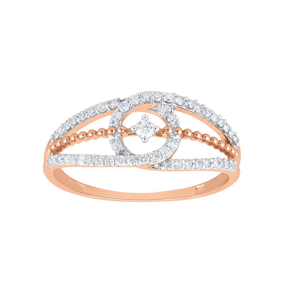 Diamond Circular Ring-Rings-ERG24K67