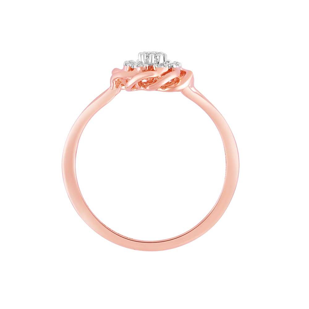Blooming Floral Diamond Ring-Rings-ERG24K76