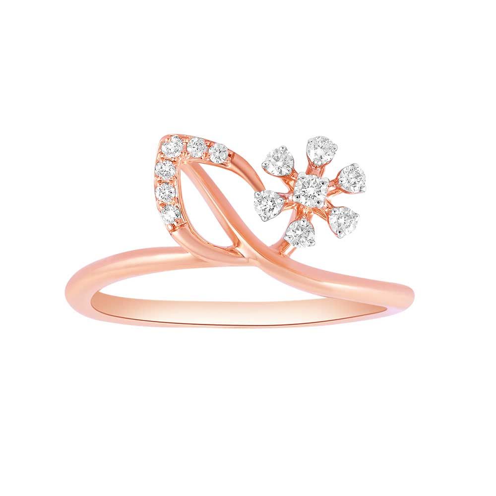 Blossom Beauty Diamond Ring-Rings-ERG24K79