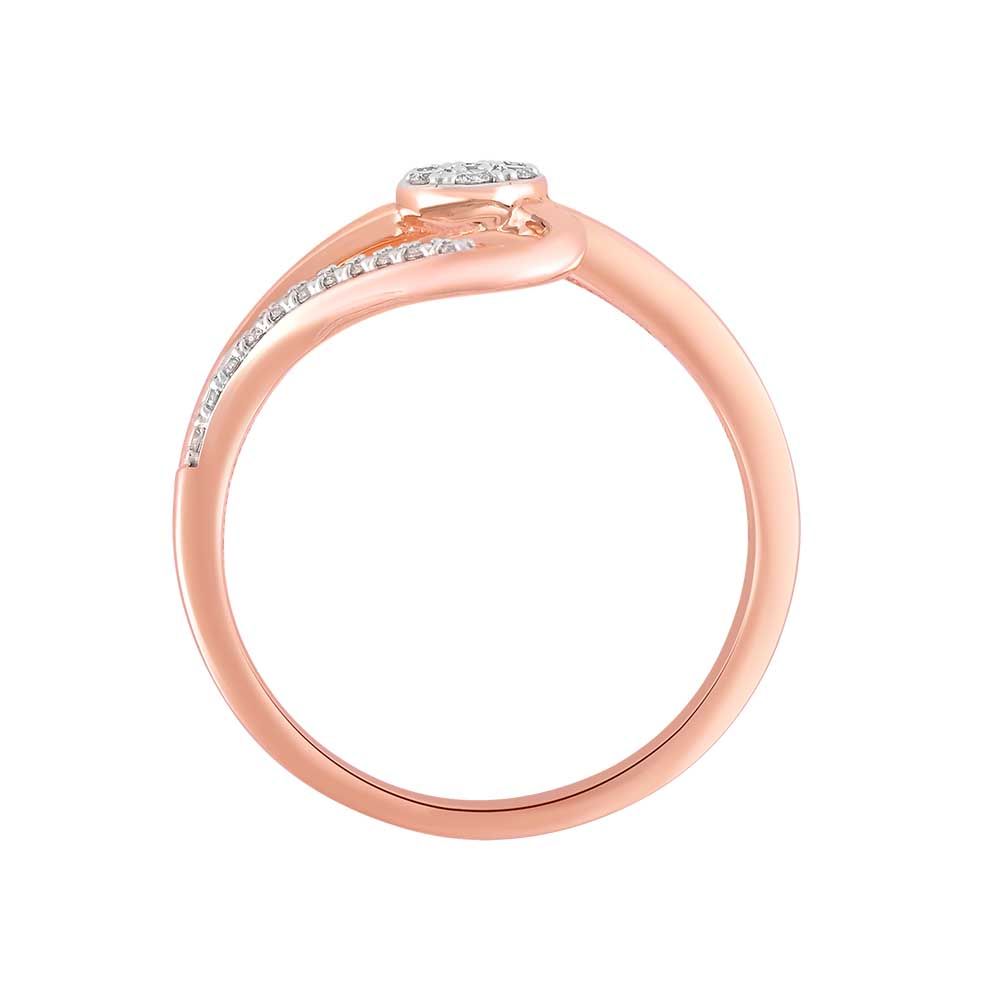 Diamond Swirl Ring-Rings-ERG24K91