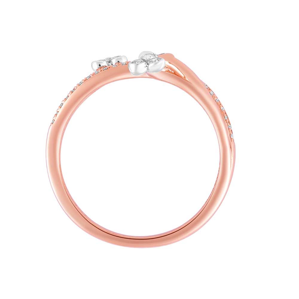 Interwoven Floral Diamond Ring-Rings-ERG24K92
