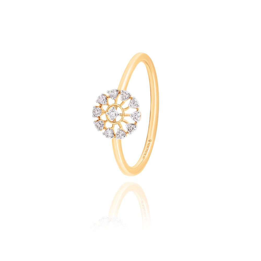 Bloom Diamond Ring-Rings-ERG25K14