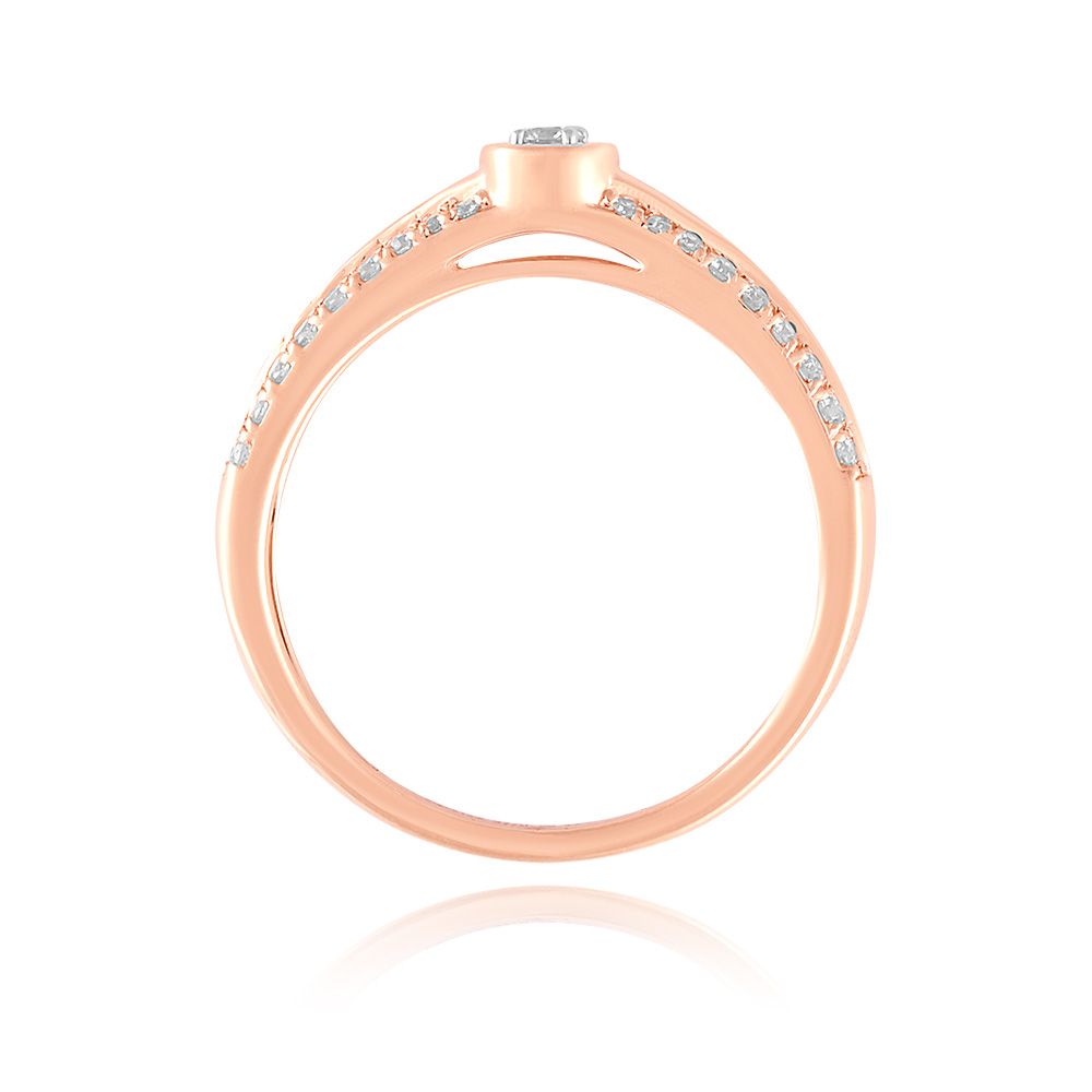 Classic Bloom Rose Gold Ring-Rings-ERG25K31