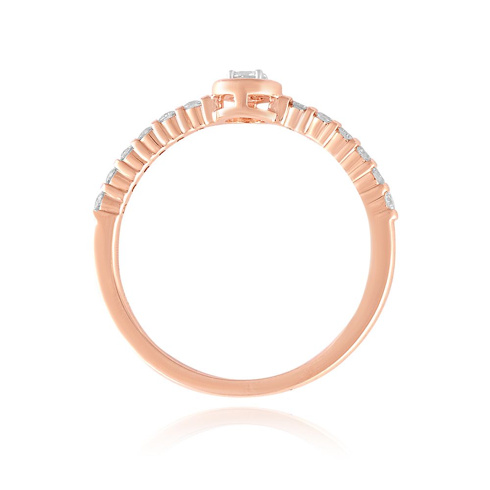 Casual Bloom Rose Gold Ring-Rings-ERG25K33