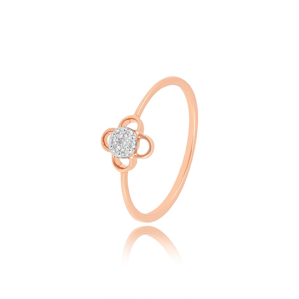 Clover Whisper Diamond Ring-Rings-ERG25K43