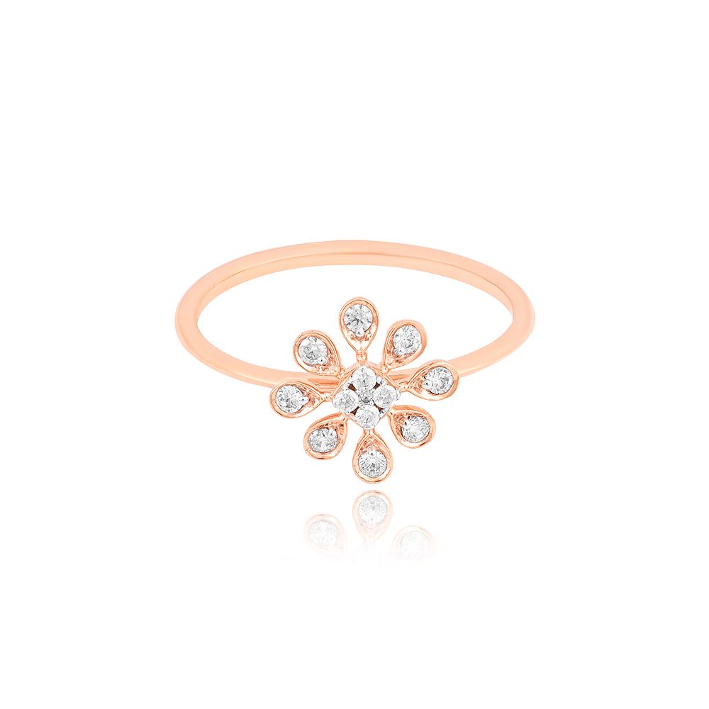 Solis Petal Cluster Diamond Ring-Rings-ERG25K55