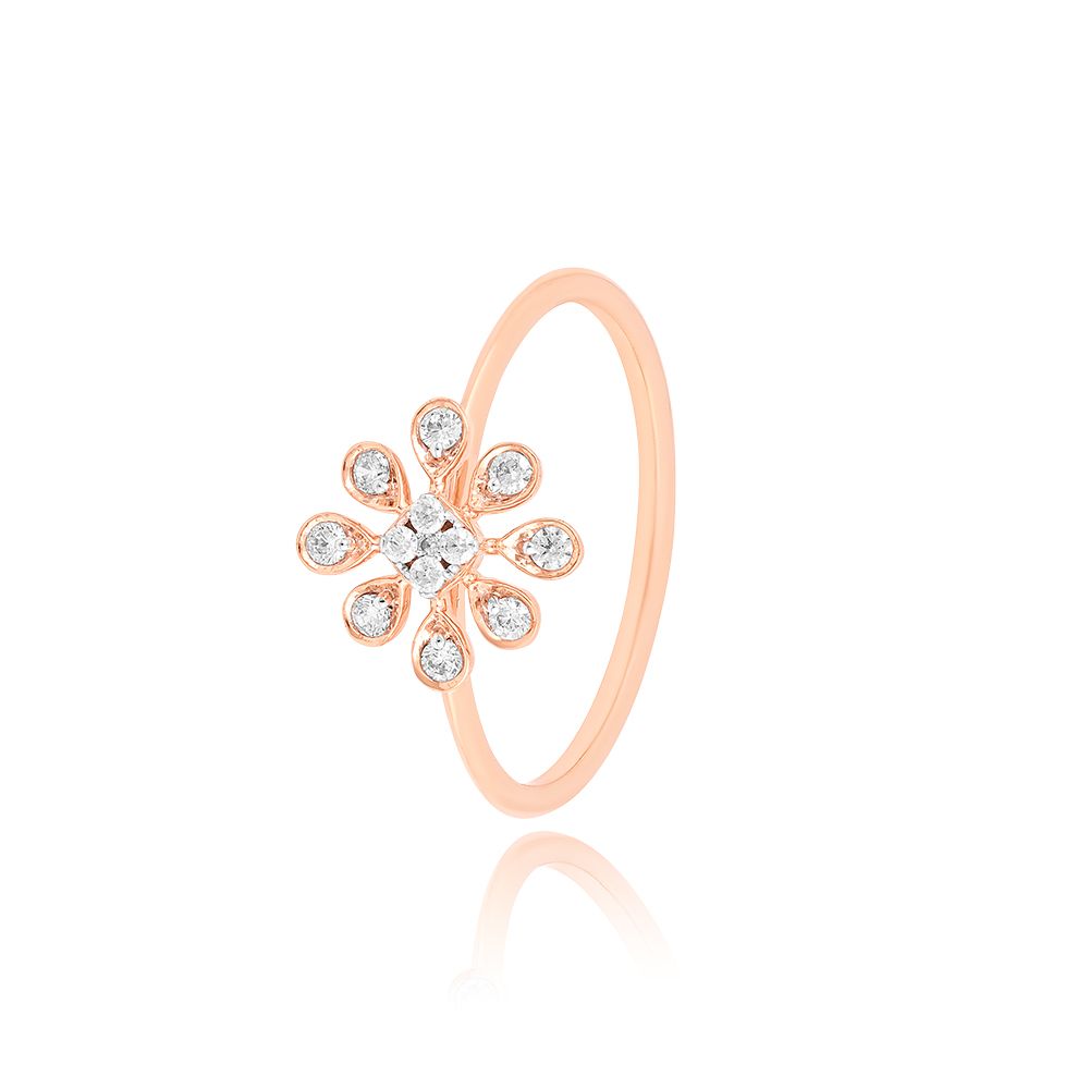 Solis Petal Cluster Diamond Ring-Rings-ERG25K55