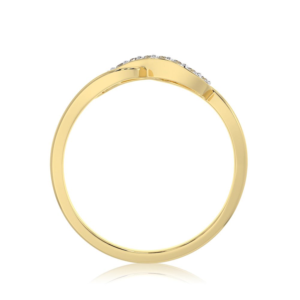 Timeless 9KT Yellow Gold Diamond Ring-Rings-ERG26K28