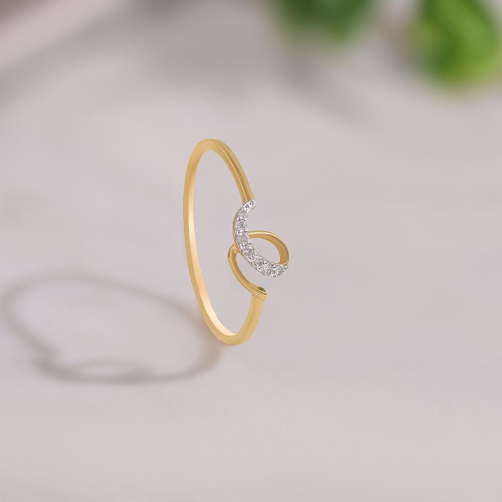 Everyday 9KT Yellow Gold Diamond Ring-Rings-ERG26K32