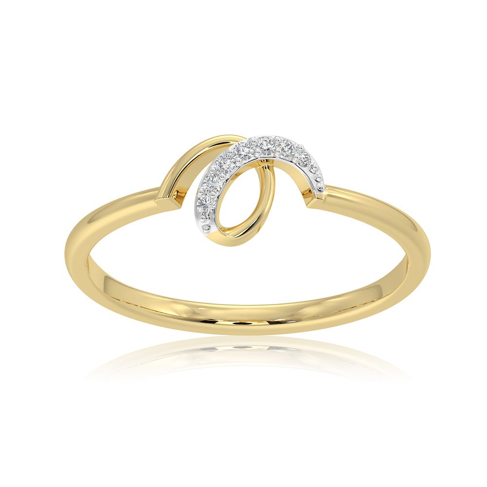 Everyday 9KT Yellow Gold Diamond Ring-Rings-ERG26K32