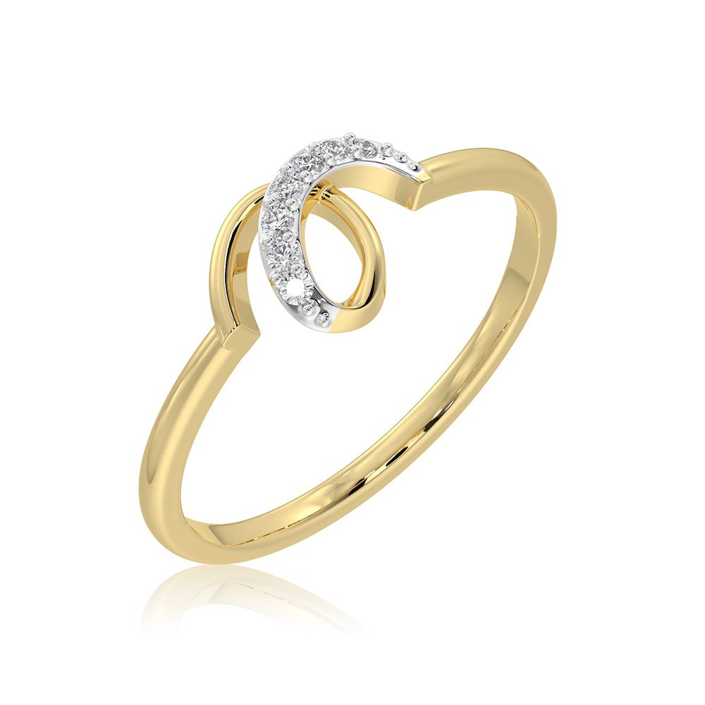 Everyday 9KT Yellow Gold Diamond Ring-Rings-ERG26K32