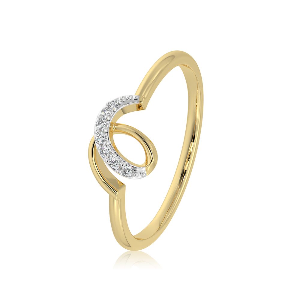 Everyday 9KT Yellow Gold Diamond Ring-Rings-ERG26K32