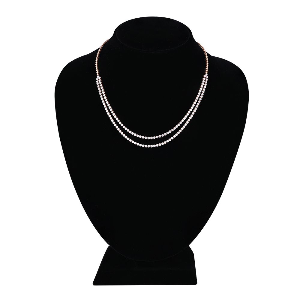 Stunning Casual 18kt Rose Gold Necklace Set-All Jewellery-FNS24A01-A300X0B