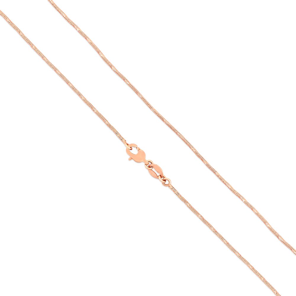 Smooth Rose Gold Neck Chain-Gold-GCH24Y04