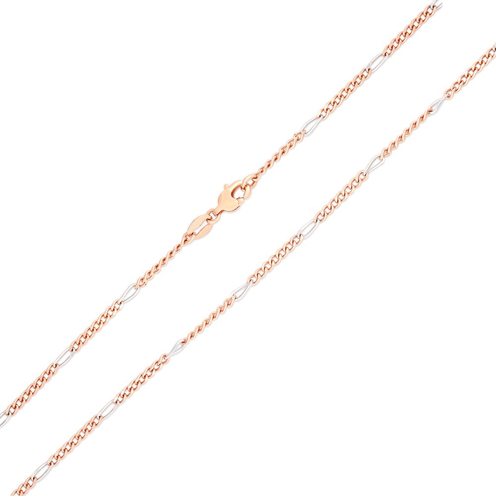 Chainlinked Rose Gold Chain-Gold-GCH24Y05