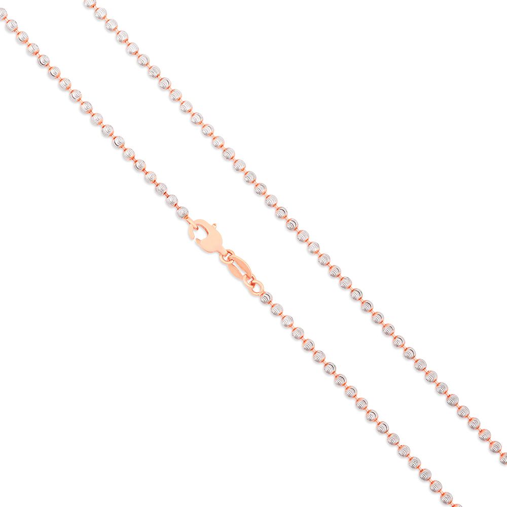 Beaded Rose Gold Chain-Gold-GCH24Y06