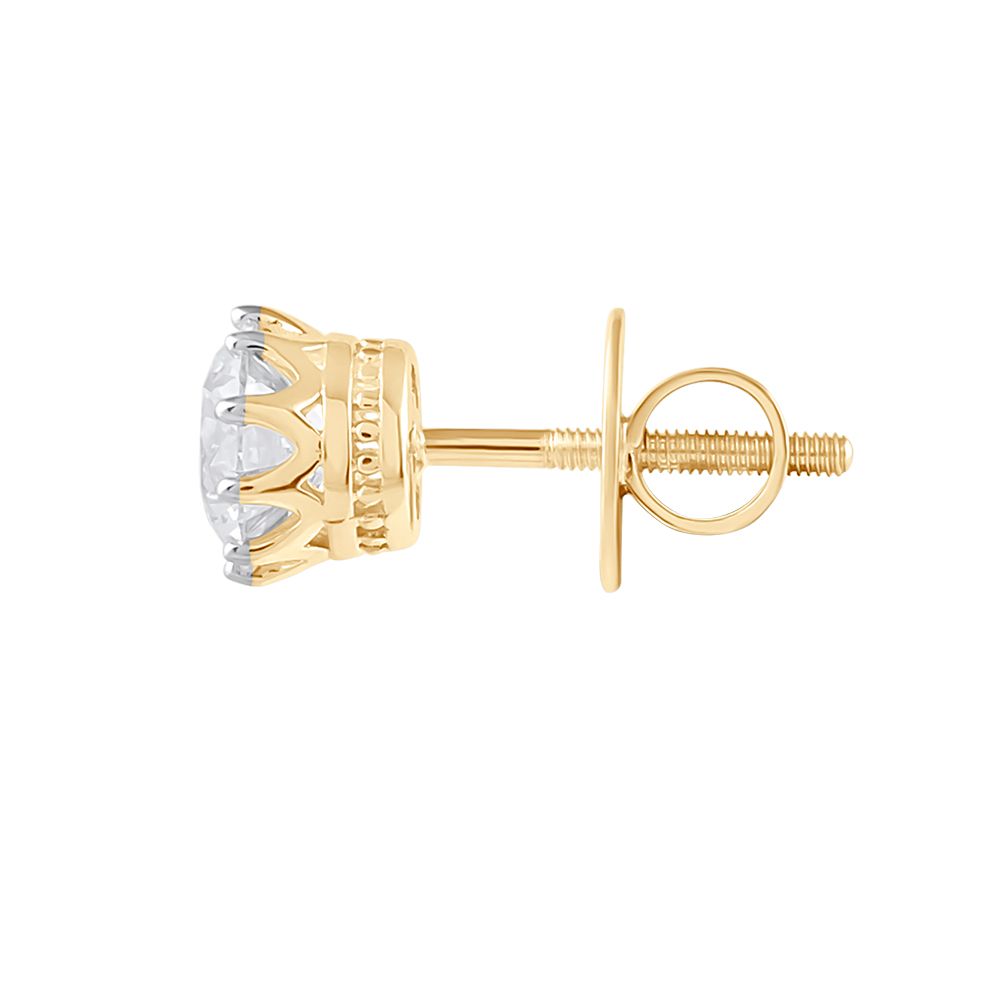 Brilliant Diamond Studs-Earrings-HER24I07-D400R0B