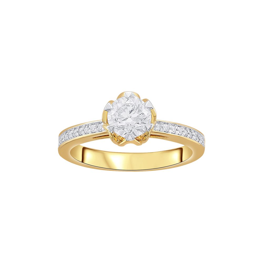 Breathtaking Diamond Solitaire Finger Ring-Rings-HRG23019
