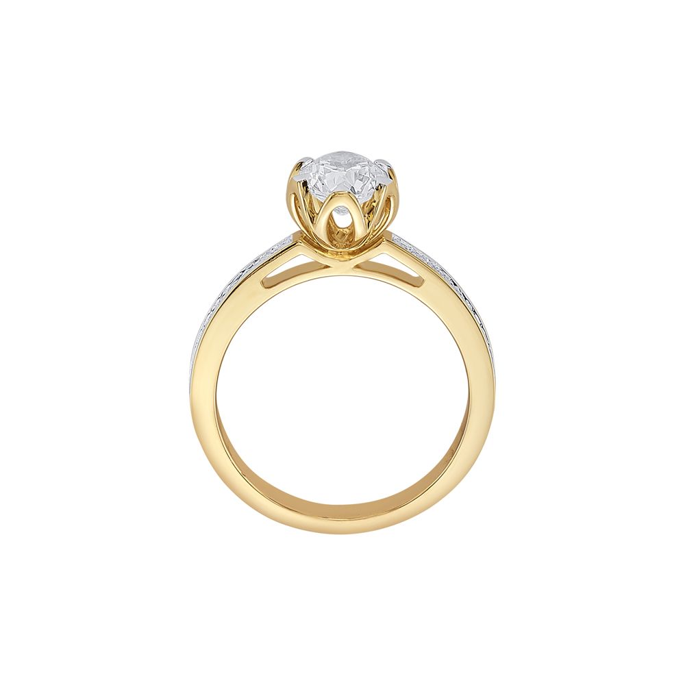 Breathtaking Diamond Solitaire Finger Ring-Rings-HRG23019