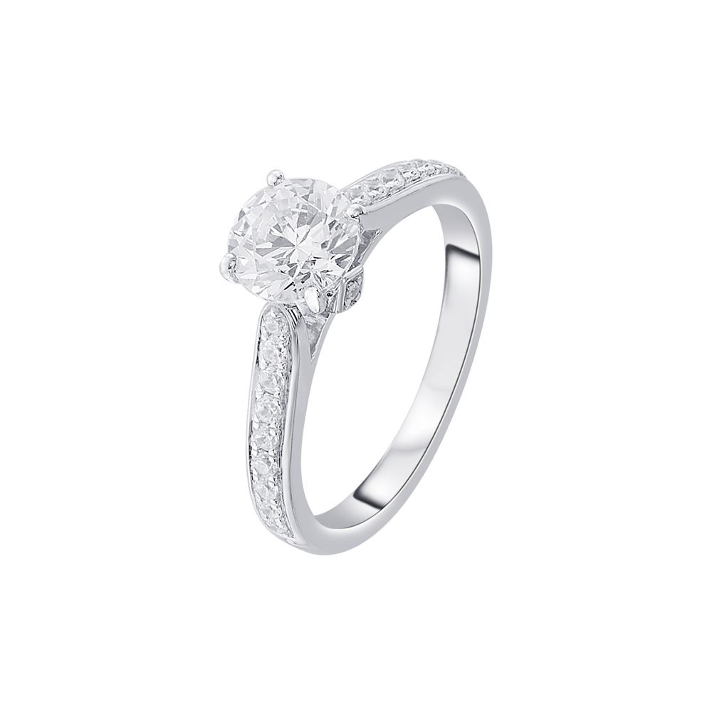 Buy Romantic Solitaire Diamond Finger Ring HRG23026 Online at